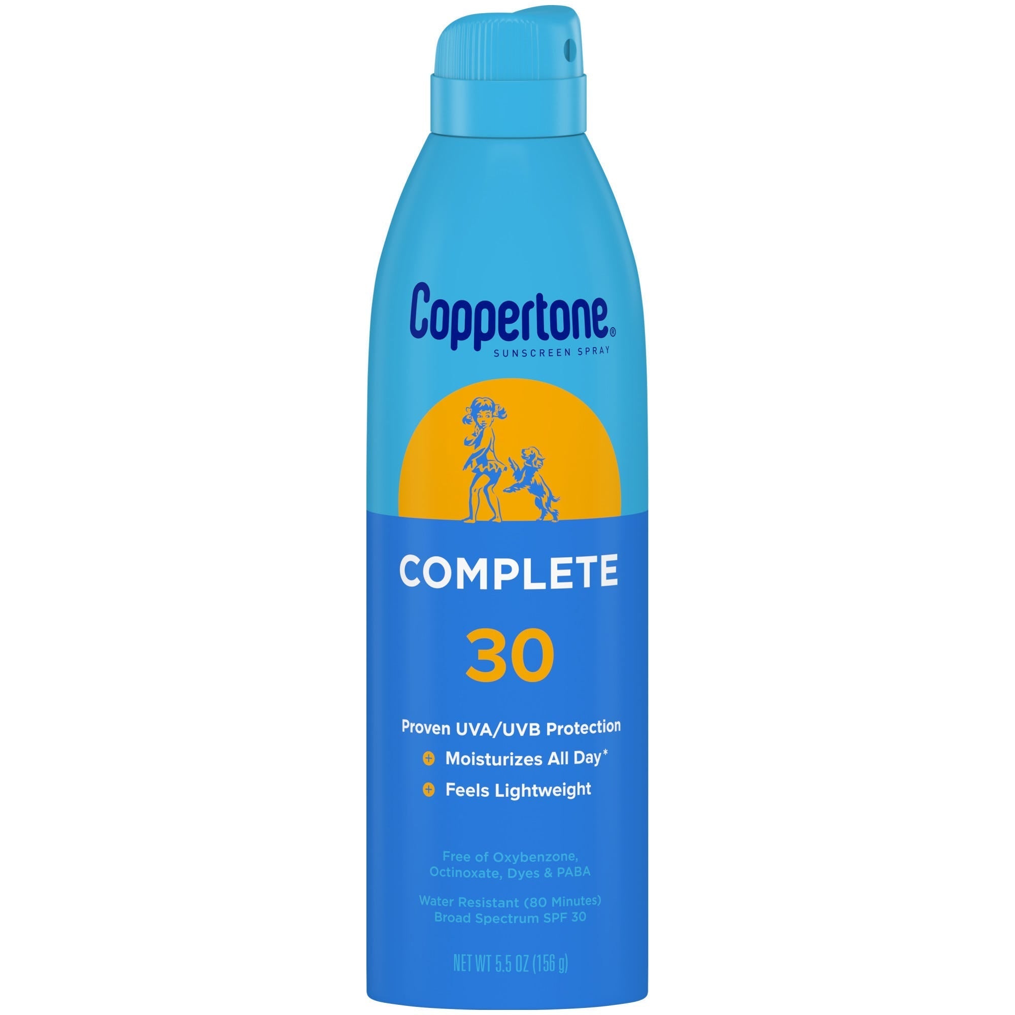 Coppertone Complete Sunscreen Spray SPF 30 - 5.5 Oz