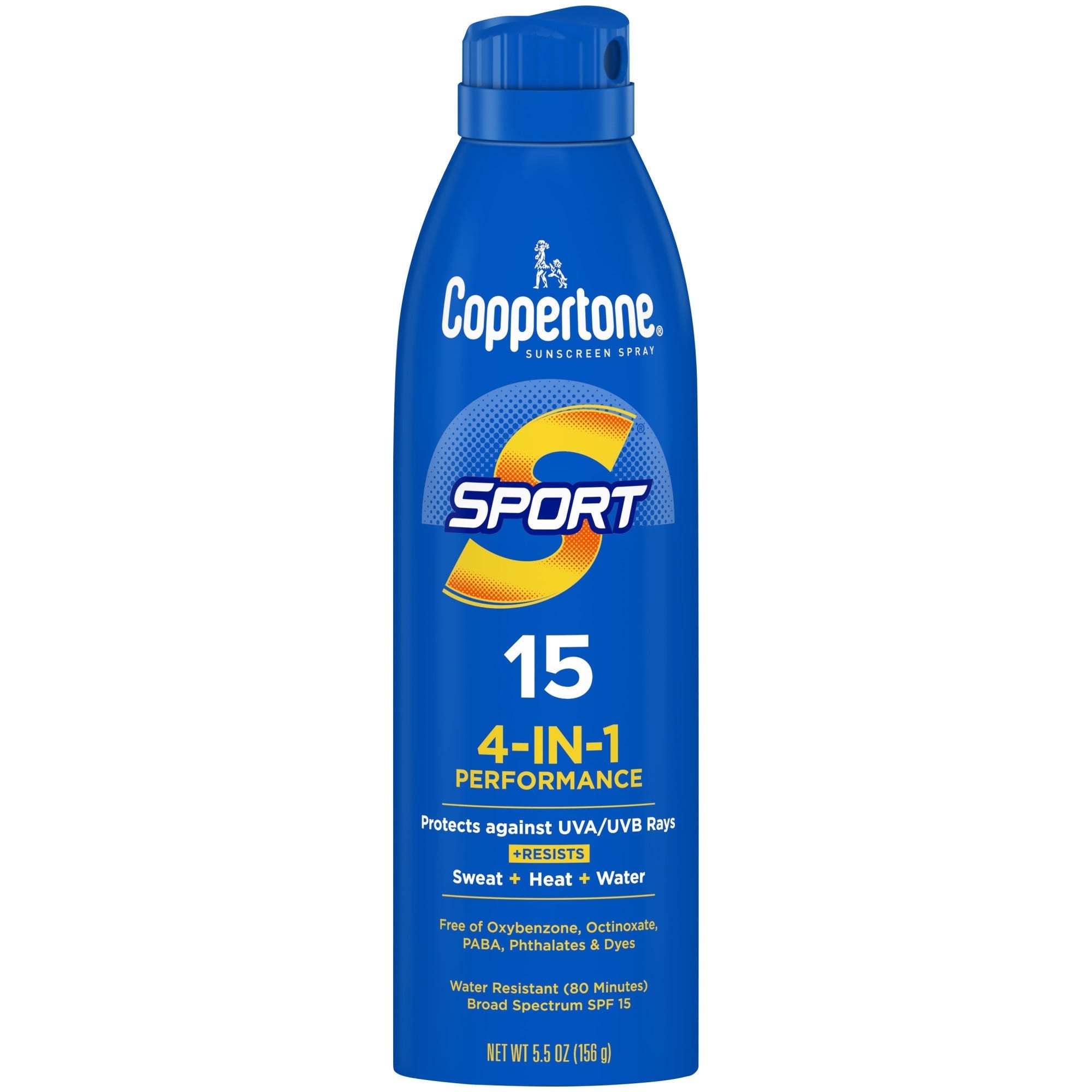 Coppertone Sport Continuous Sunscreen Spray, SPF 15 - 5.5 Oz