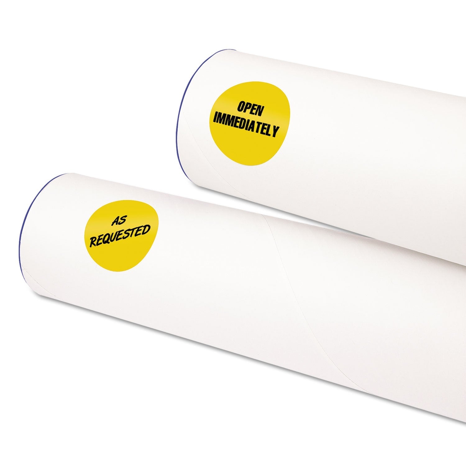 Avery Printable Self-Adhesive Removable Color-Coding Labels, 1.25" dia, Neon Orange, 8/Sheet, 50 Sheets/Pack, (5476)