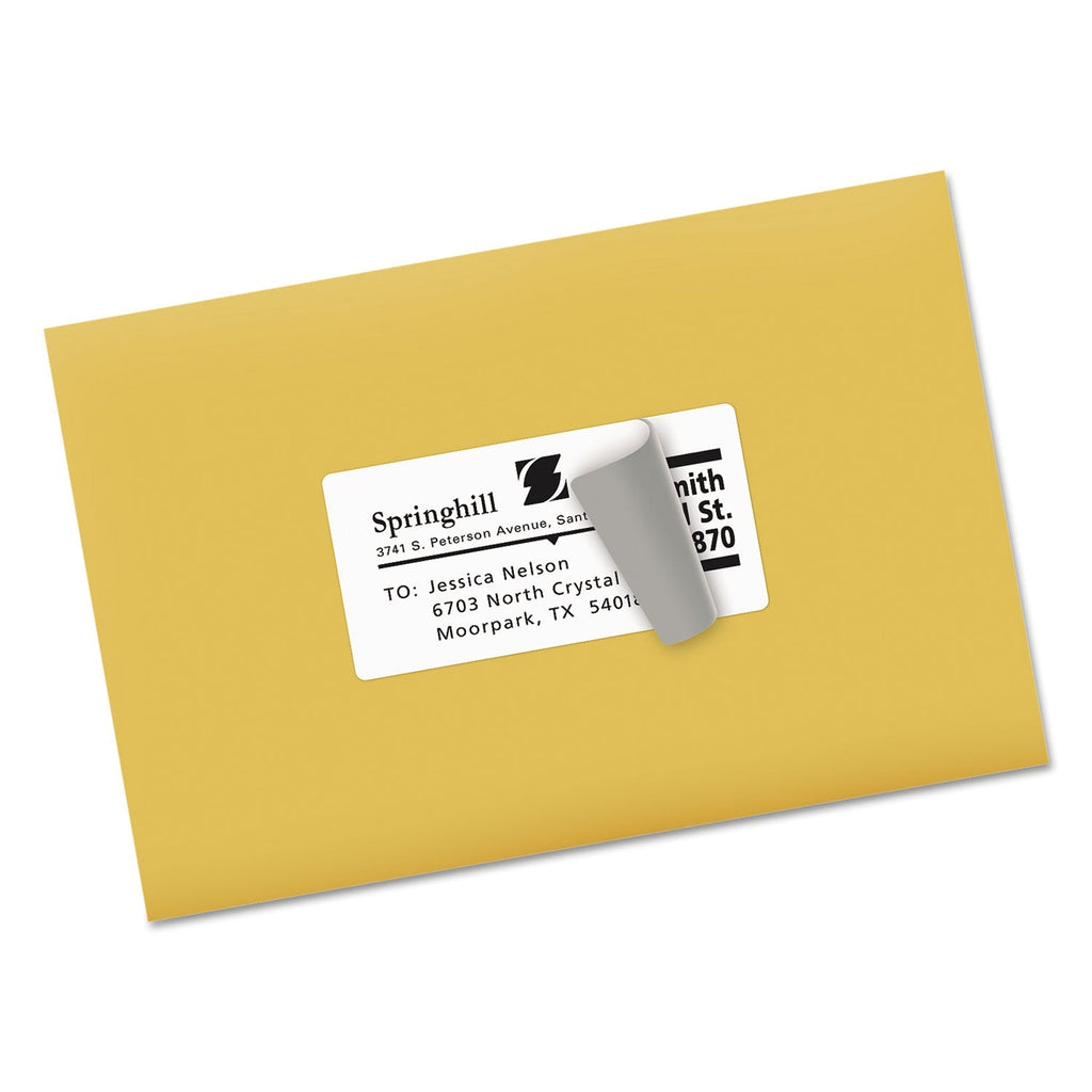 Avery Shipping Labels w/ TrueBlock Technology, Laser Printers, 2 x 4, White, 10/Sheet, 250 Sheets/Box