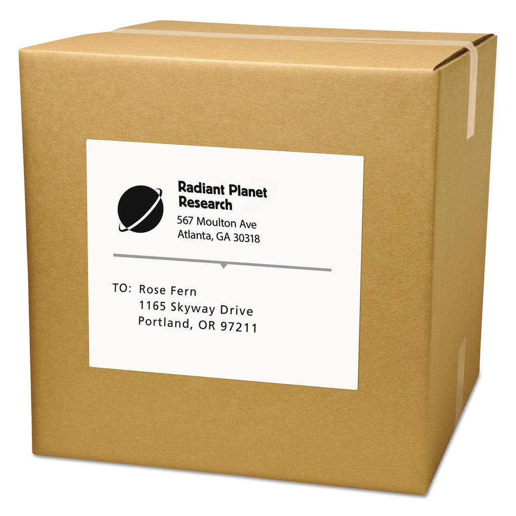 Avery Copier Mailing Labels, Copiers, 8.5 x 11, White, 100/Box