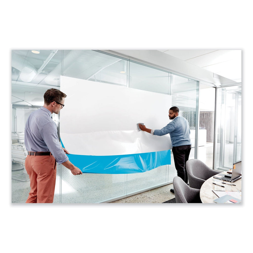 3M Post-it Dry Erase Surface with Adhesive Backing, 72" x 48", White