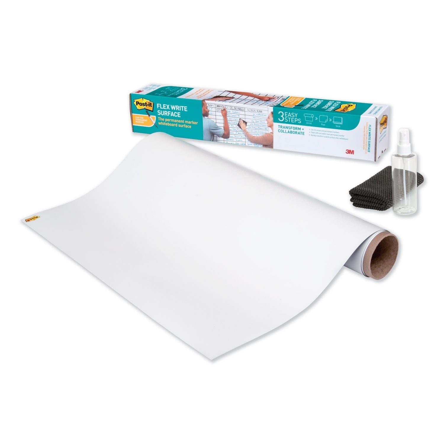 3M Post-it Flex Write Surface, 36" x 24", White