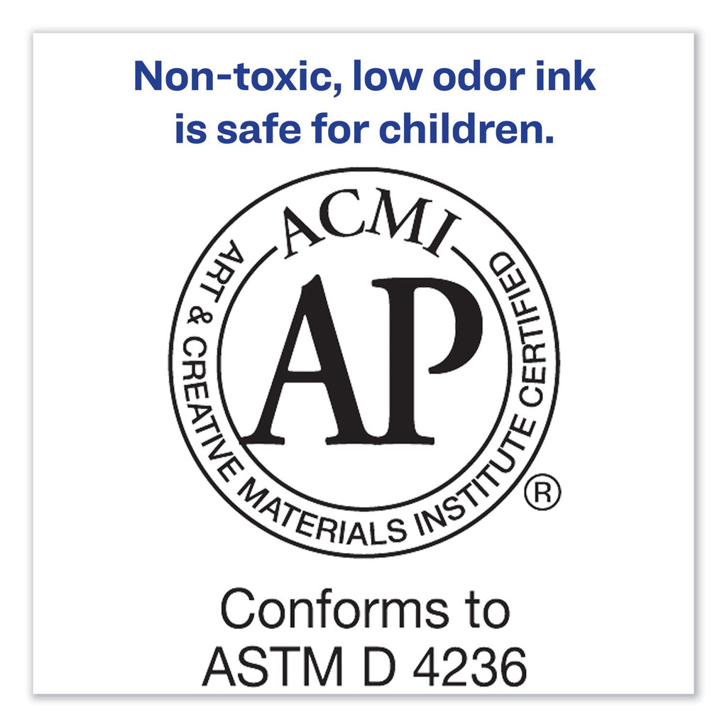 Avery MARKS A LOT Extra-Large Desk-Style Permanent Marker, Extra-Broad Chisel Tip, Black (24148)