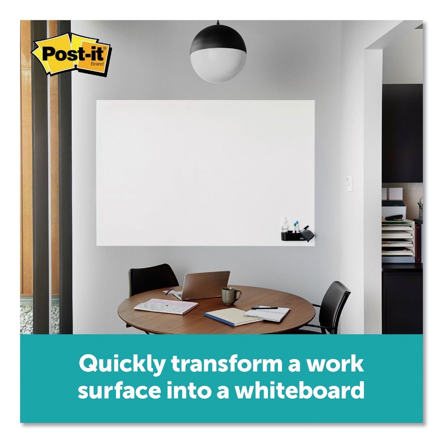 3M Post-it Flex Write Surface, 36" x 24", White