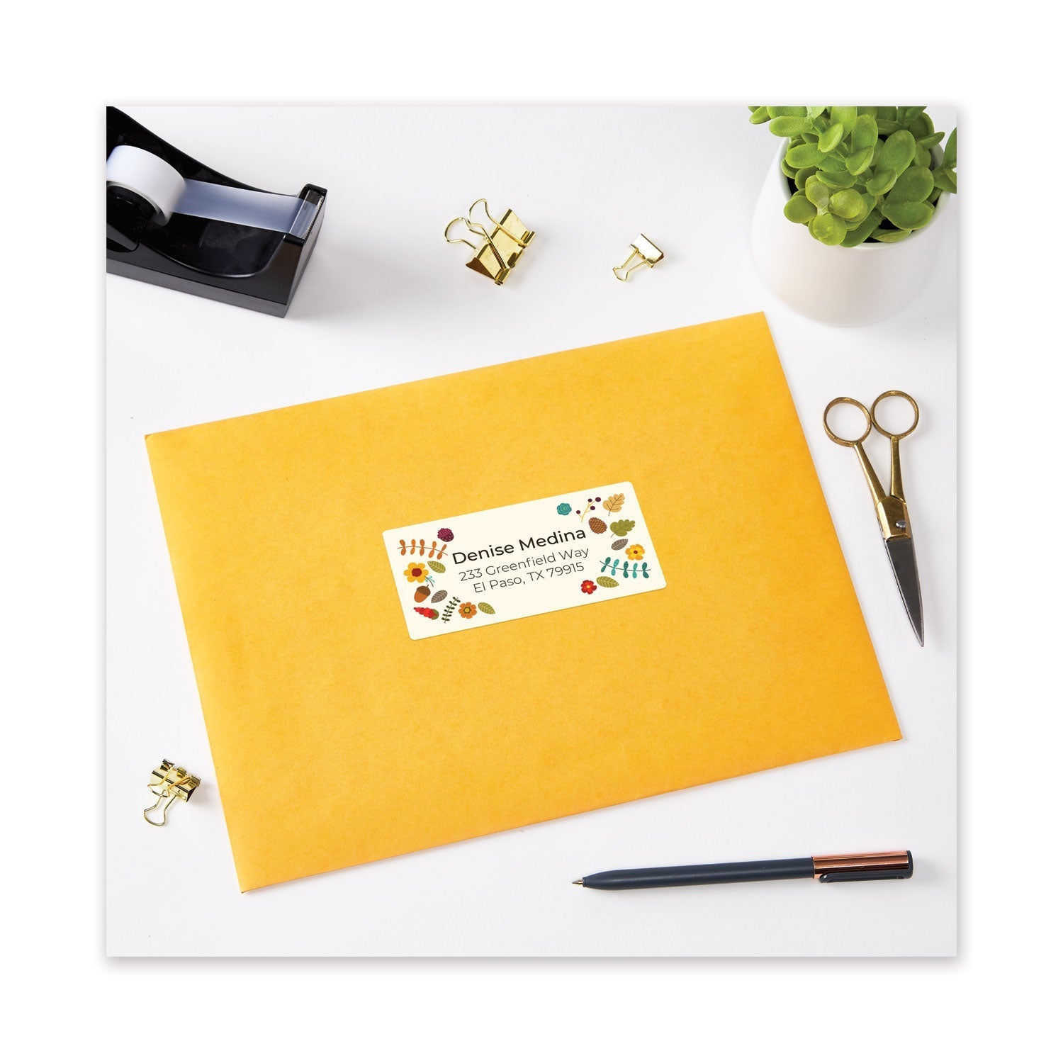 Avery Waterproof Shipping Labels with TrueBlock and Sure Feed, Laser Printers, 2 x 4, White, 10/Sheet, 50 Sheets/Pack