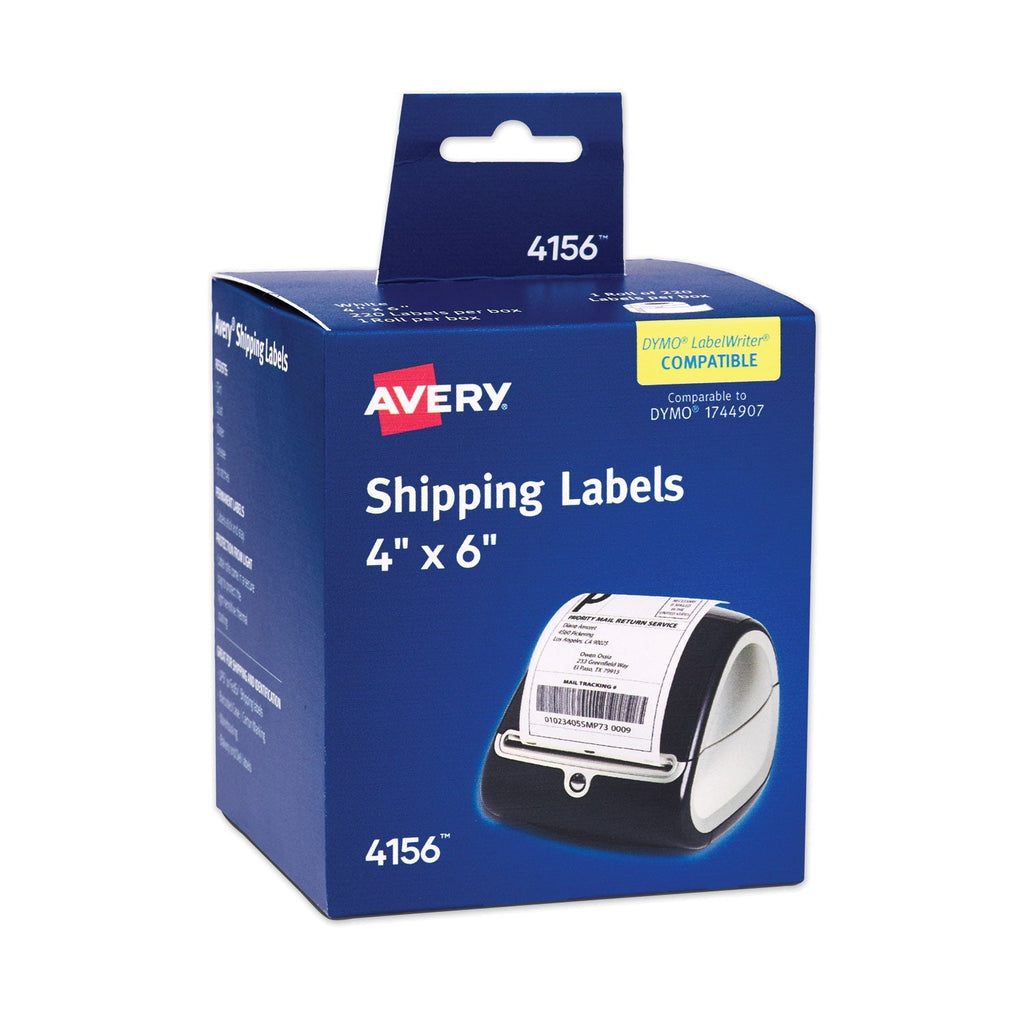 Avery Multipurpose Thermal Labels, 4 x 6, White, 220/Roll