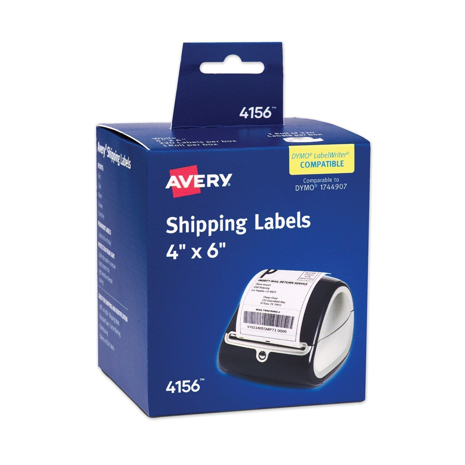 Avery Multipurpose Thermal Labels, 4 x 6, White, 220/Roll