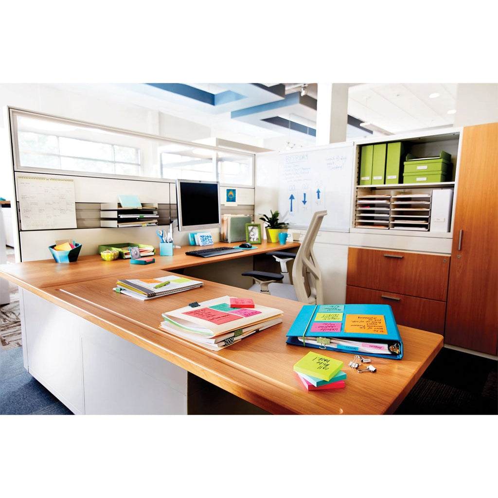 3M Post-it Original Pop-up Refill Cabinet Pack, 3" x 3", Poptimistic Collection Colors, 100 Sheets/Pad, 18 Pads/Pack