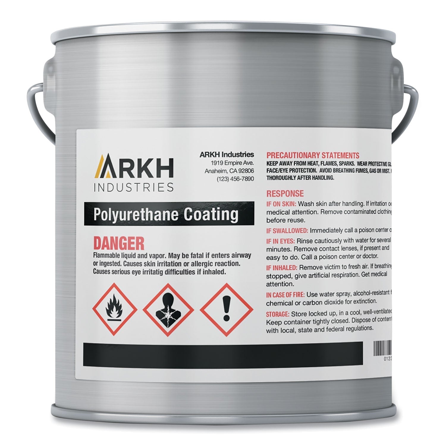 Avery UltraDuty GHS Chemical Waterproof and UV Resistant Labels, 4.75 x 7.75, White, 2/Sheet, 50 Sheets/Box