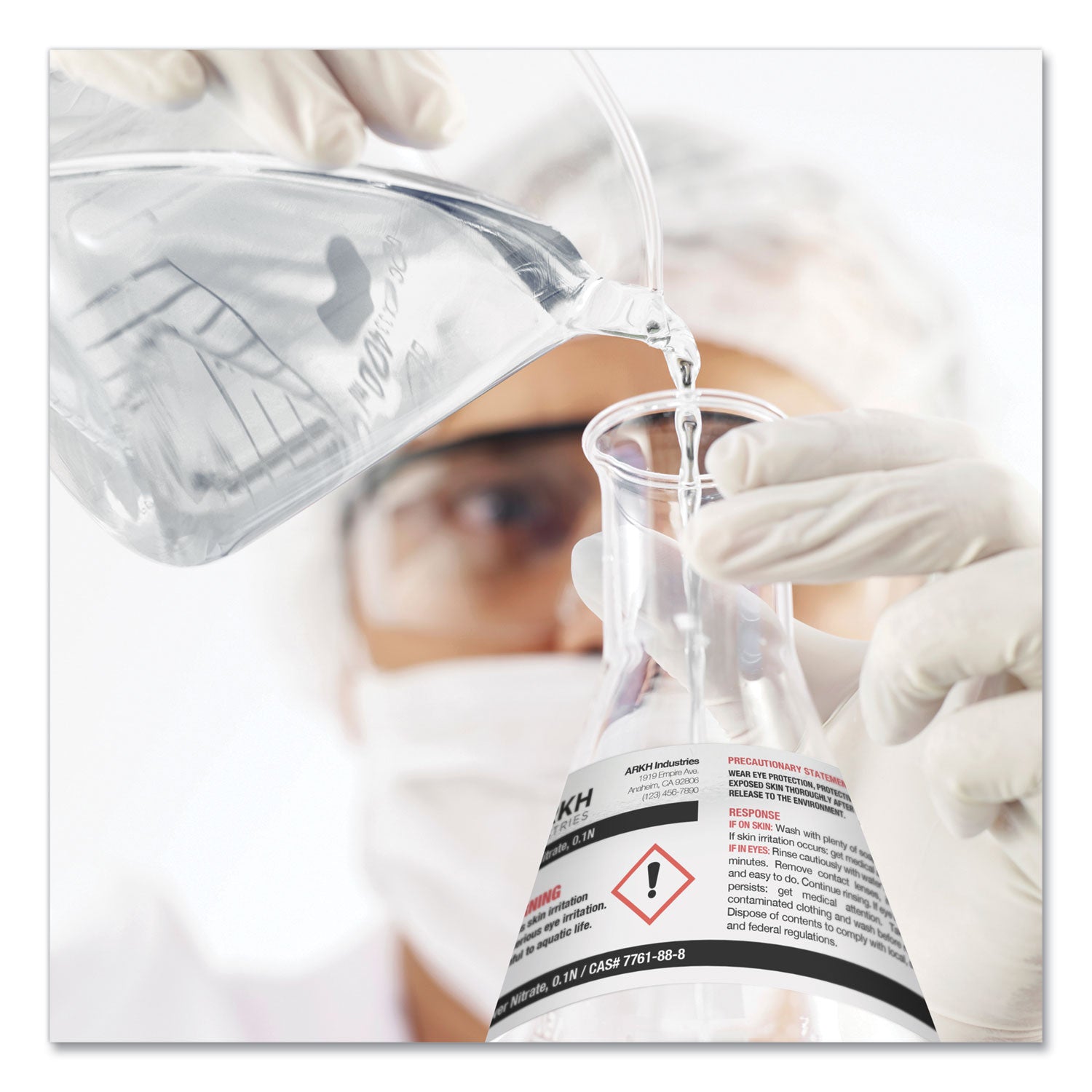 Avery UltraDuty GHS Chemical Waterproof and UV Resistant Labels, 2 x 4, White, 10/Sheet, 50 Sheets/Box