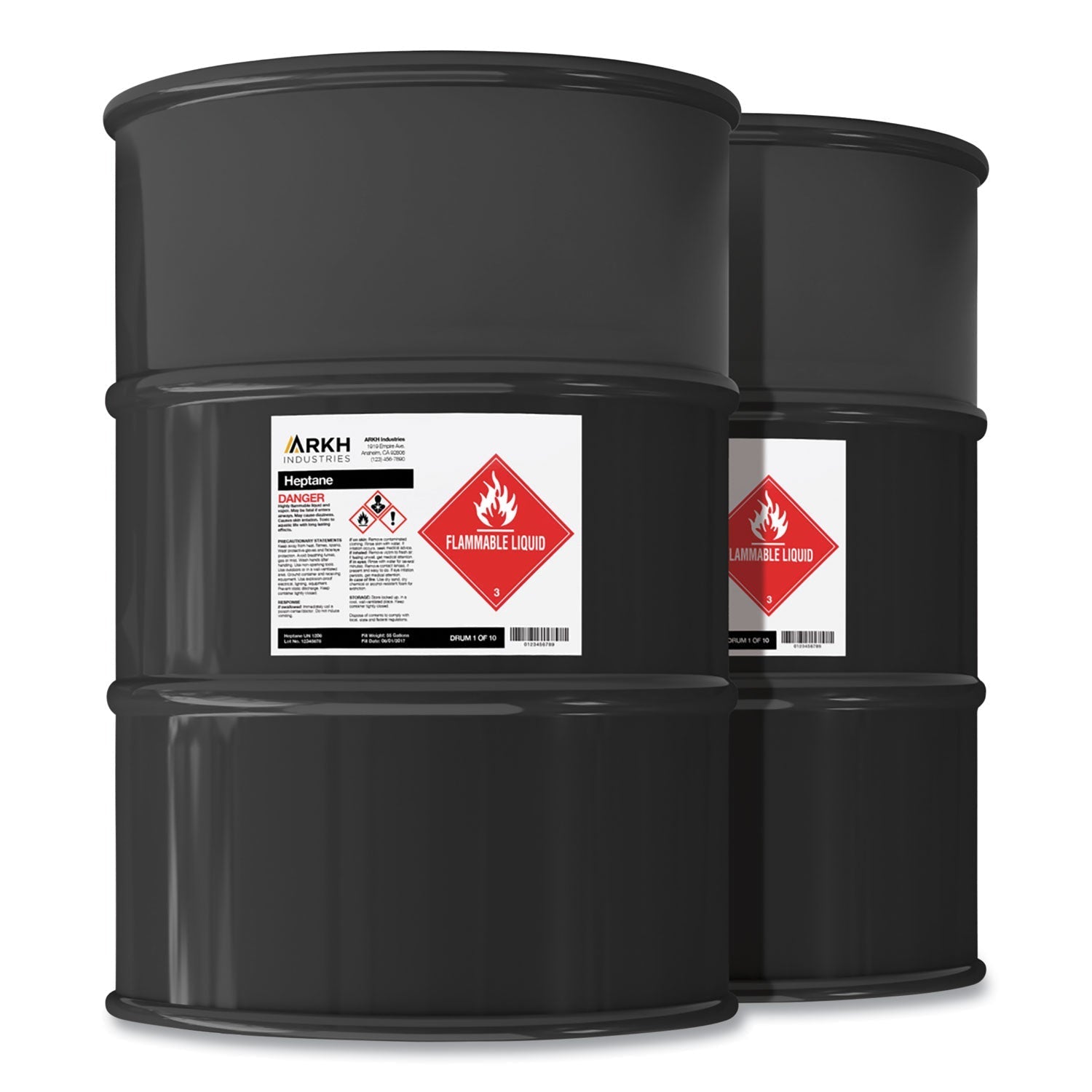 Avery UltraDuty GHS Chemical Waterproof and UV Resistant Labels, 8.5 x 11, White, 50/Box