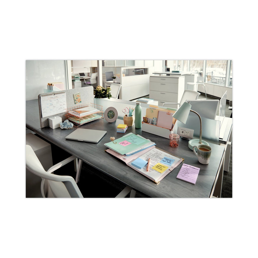 3M Post-it Original Recycled Note Pads, 3" x 3", Sweet Sprinkles Collection Colors, 100 Sheets/Pad, 12 Pads/Pack