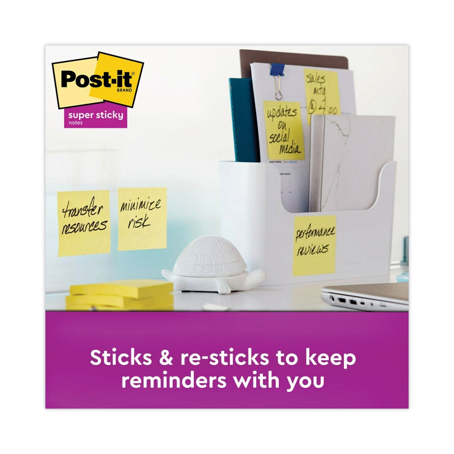 3M Post-it Pads in Canary Yellow, Value Pack, 3" x 3", 90 Sheets/Pad, 24 Pads/Pack