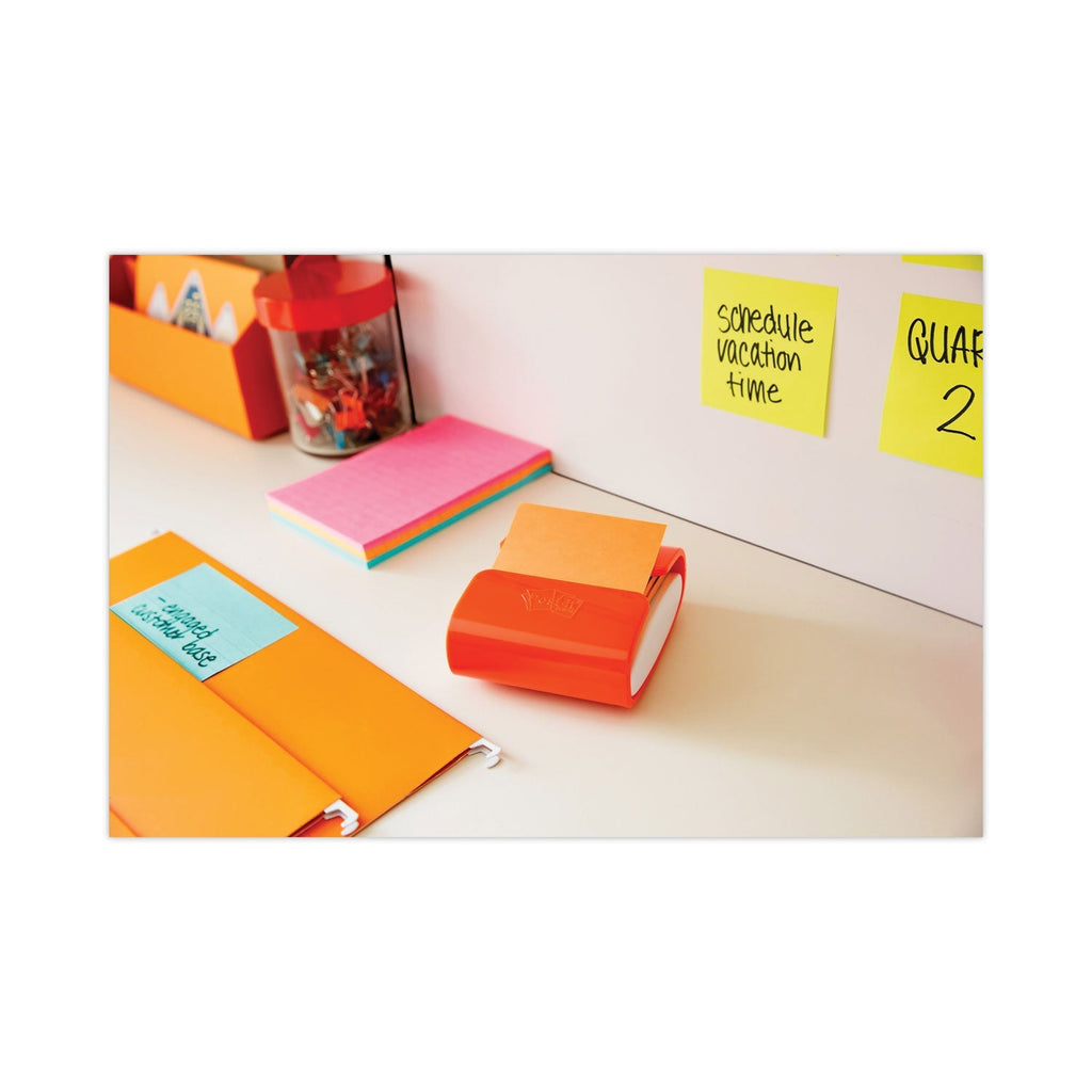 3M Post-it Pop-up 3 x 3 Note Refill, 3" x 3", Energy Boost Collection Colors, 90 Sheets/Pad, 18 Pads/Pack