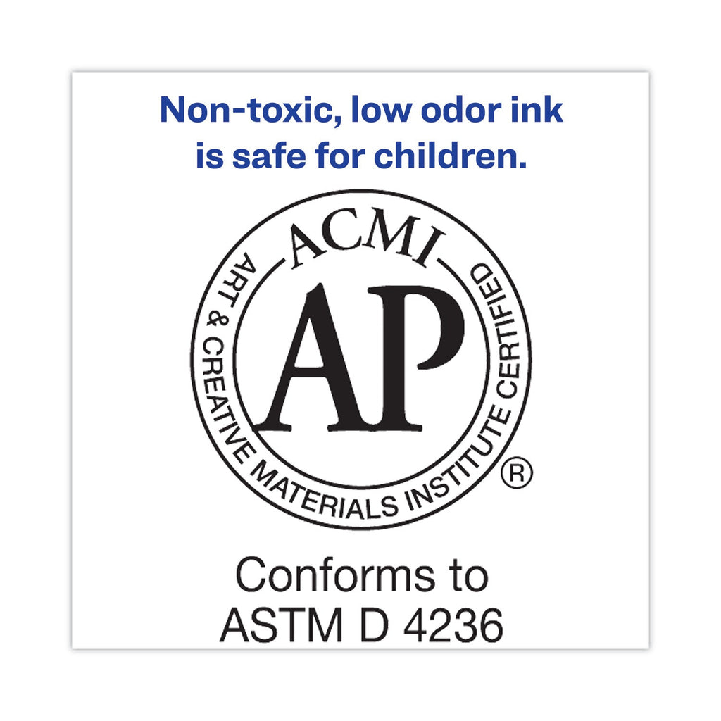 Avery MARKS A LOT Large Desk-Style Permanent Marker Value Pack, Broad Chisel Tip, Black, 36/Pack (98206)