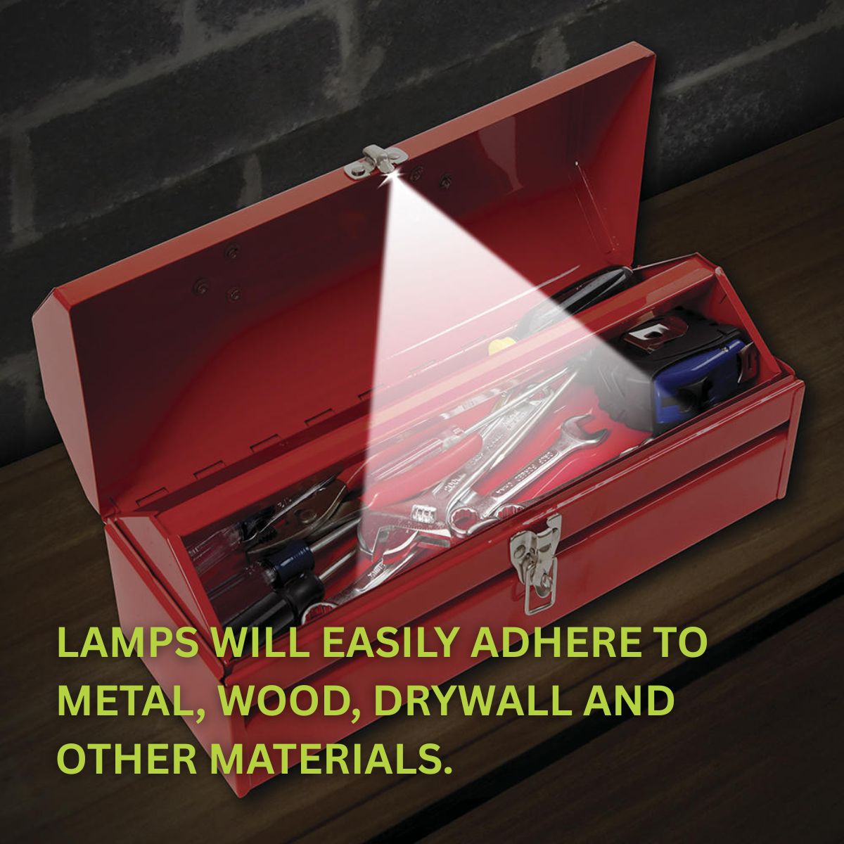 BUTTON LAMP Adhesive LEDs Light Package - Lightweight, Ultra Small, Ultra Bright LED Utility Lights