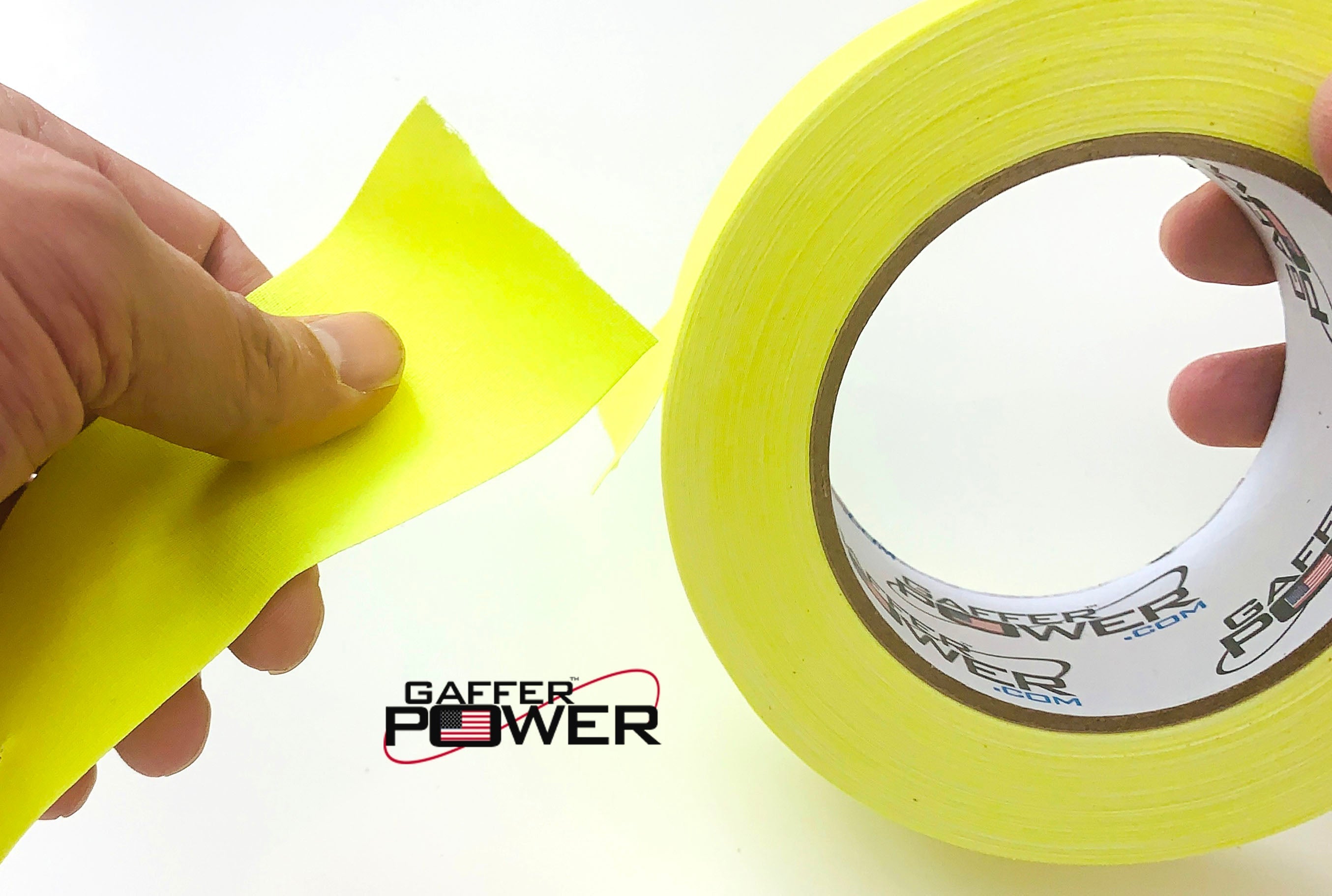 Gaffer Power Gaff Tape, 2 Inch x 30 Yards (Fluorescent Yellow)