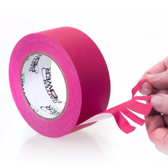 Gaffer Power Gaff Tape, 2 Inch x 30 Yards (Fluorescent Pink)