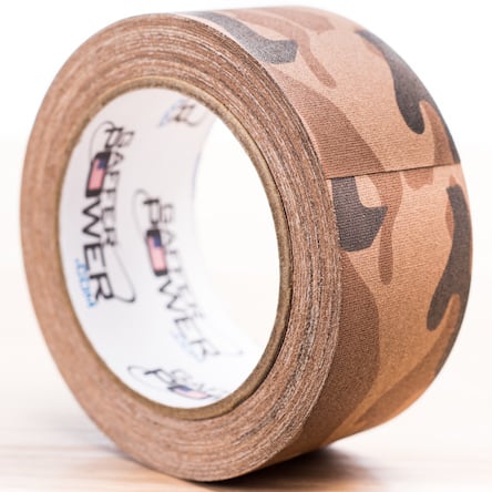 Gaffer Tape, 2 Inch x 25 Yards - Desert Tan Camouflage