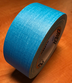 Gaffer Power Gaff Tape, 2 Inch x 30 Yards (Fluorescent Blue)