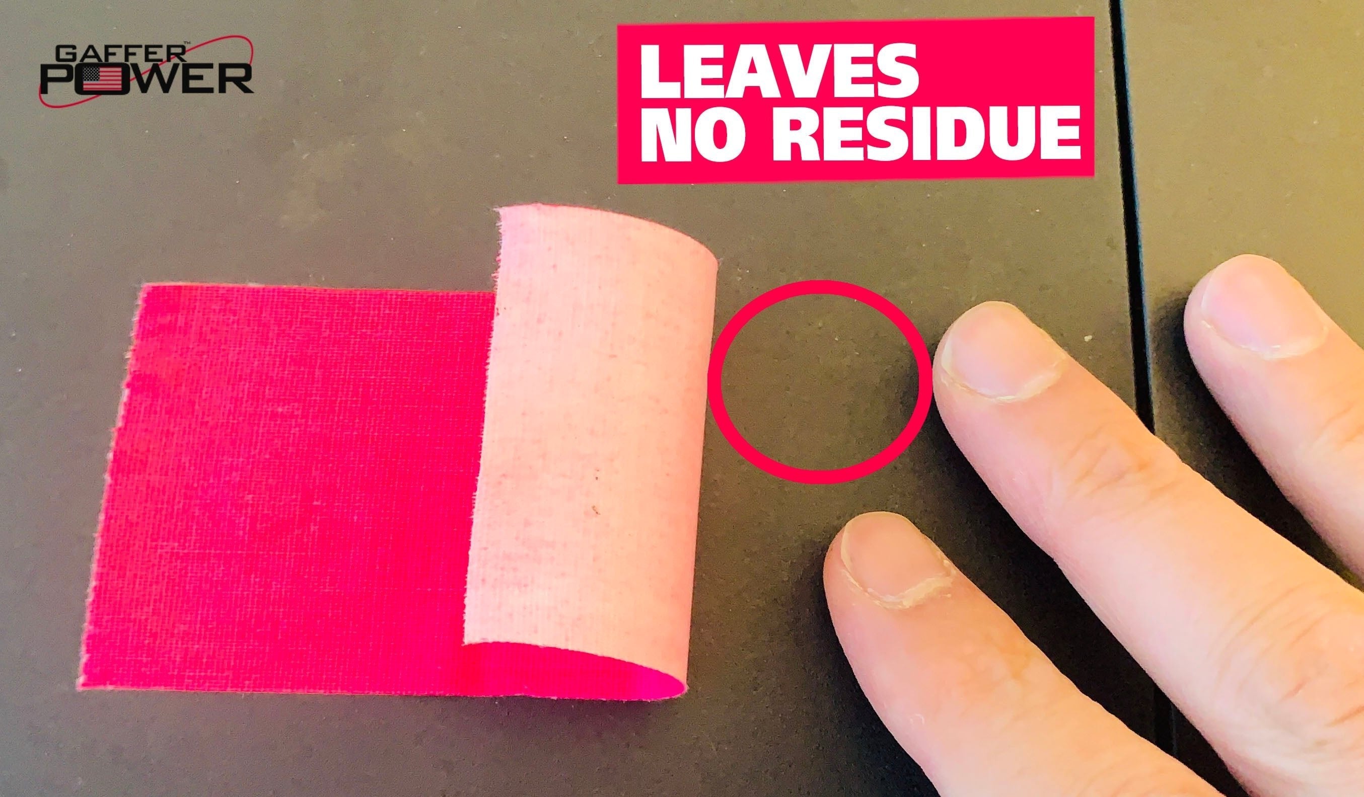 Gaffer Power Gaff Tape, 2 Inch x 30 Yards (Fluorescent Pink)