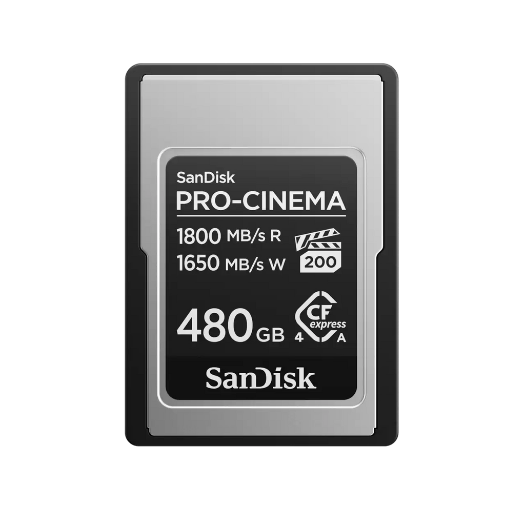 SanDisk PRO-CINEMA CFexpress™ Type A Memory Card 480GB 1650MB/s