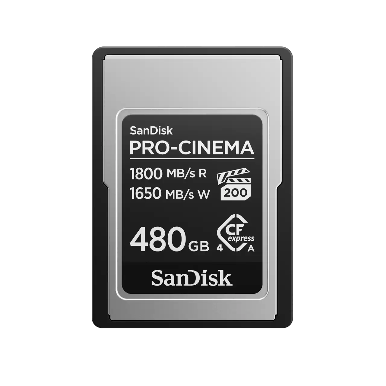 SanDisk PRO-CINEMA CFexpress™ Type A Memory Card 480GB 1650MB/s