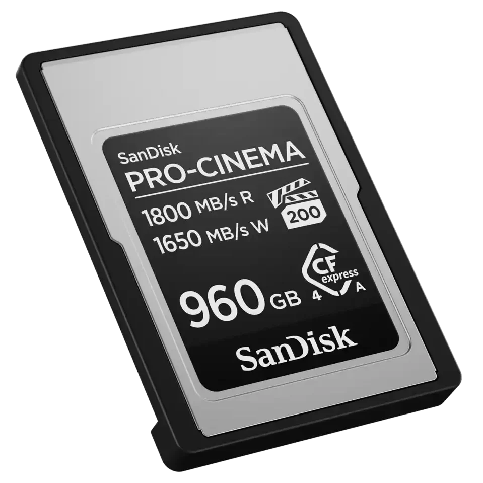 SanDisk PRO-CINEMA CFexpress™ Type A Memory Card 960GB 1650MB/s