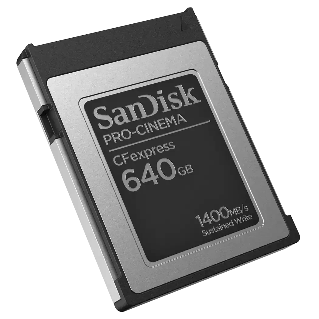 SanDisk PRO-CINEMA CFexpress™ Type B Memory Card 640GB 1400MB/s