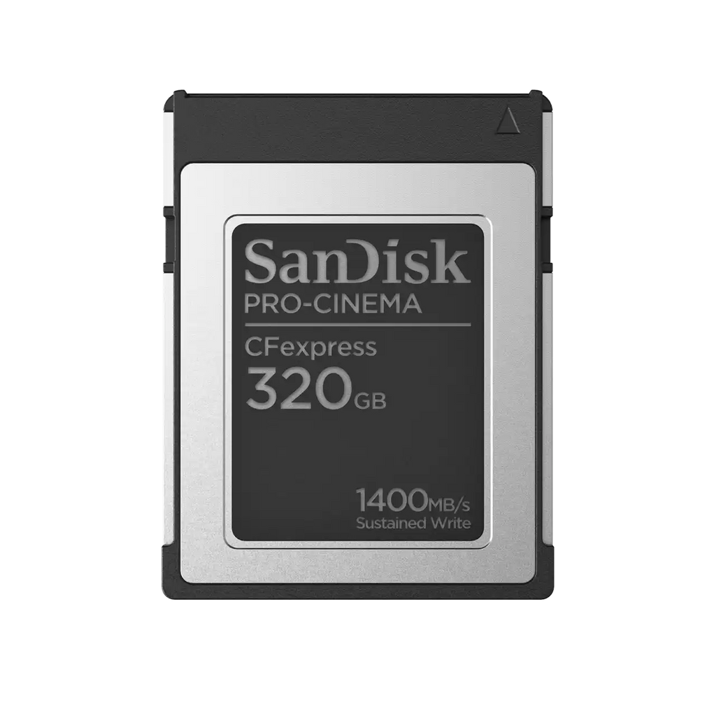 SanDisk PRO-CINEMA CFexpress™ Type B Memory Card 320GB 1400MB/s