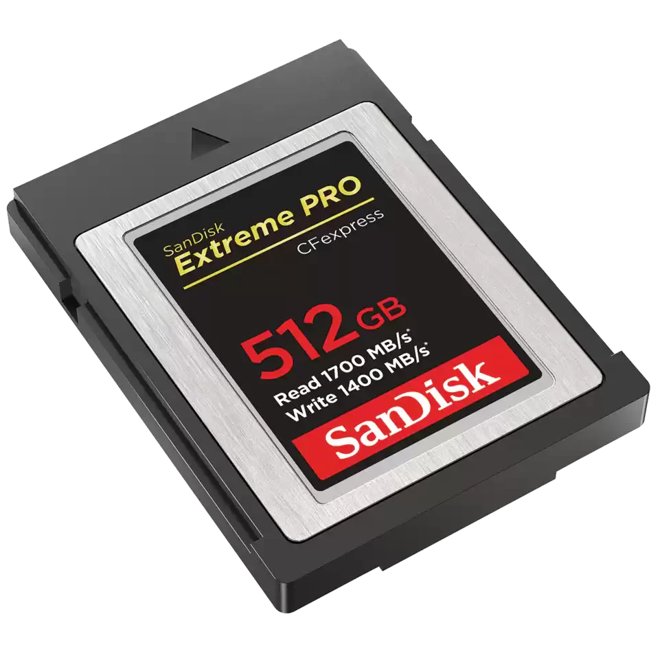 SanDisk 512GB Extreme PRO CFexpress® Type B Memory Card 1400MBs